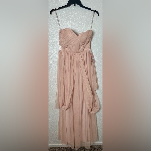NWT Birdy Grey Christina Convertible Dress in Tulle Vintage Blush - Picture 8 of 10